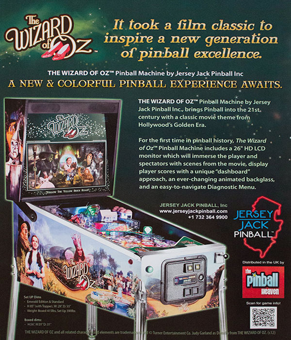 Wizard of Oz Pinball at Flippers Arcade Grandy NC